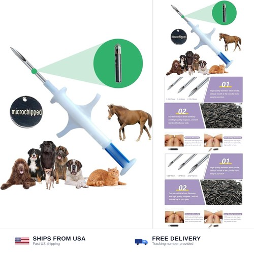 Pet microchip iso11784 - pet,